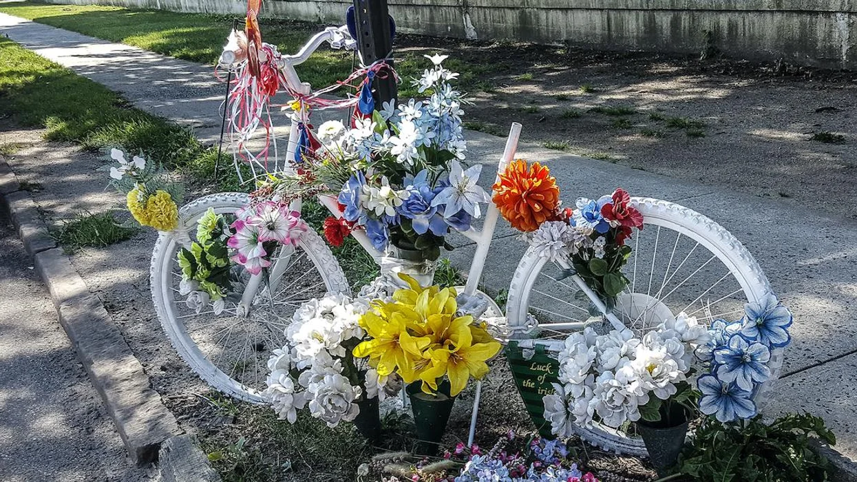 this map shows the locations of montreal s ghost bikes the need for safer roads