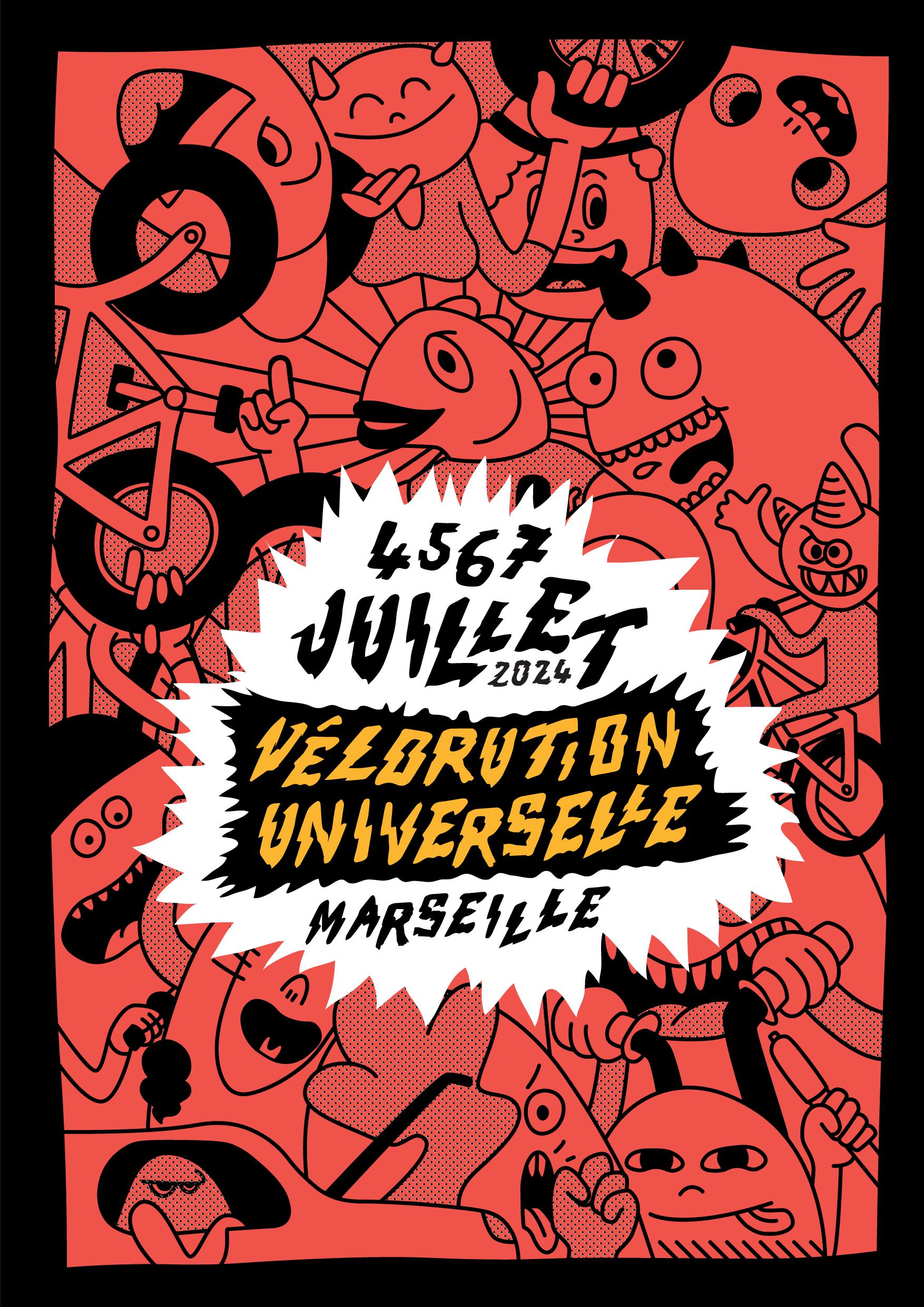 Affiche A3 rouge VU 24