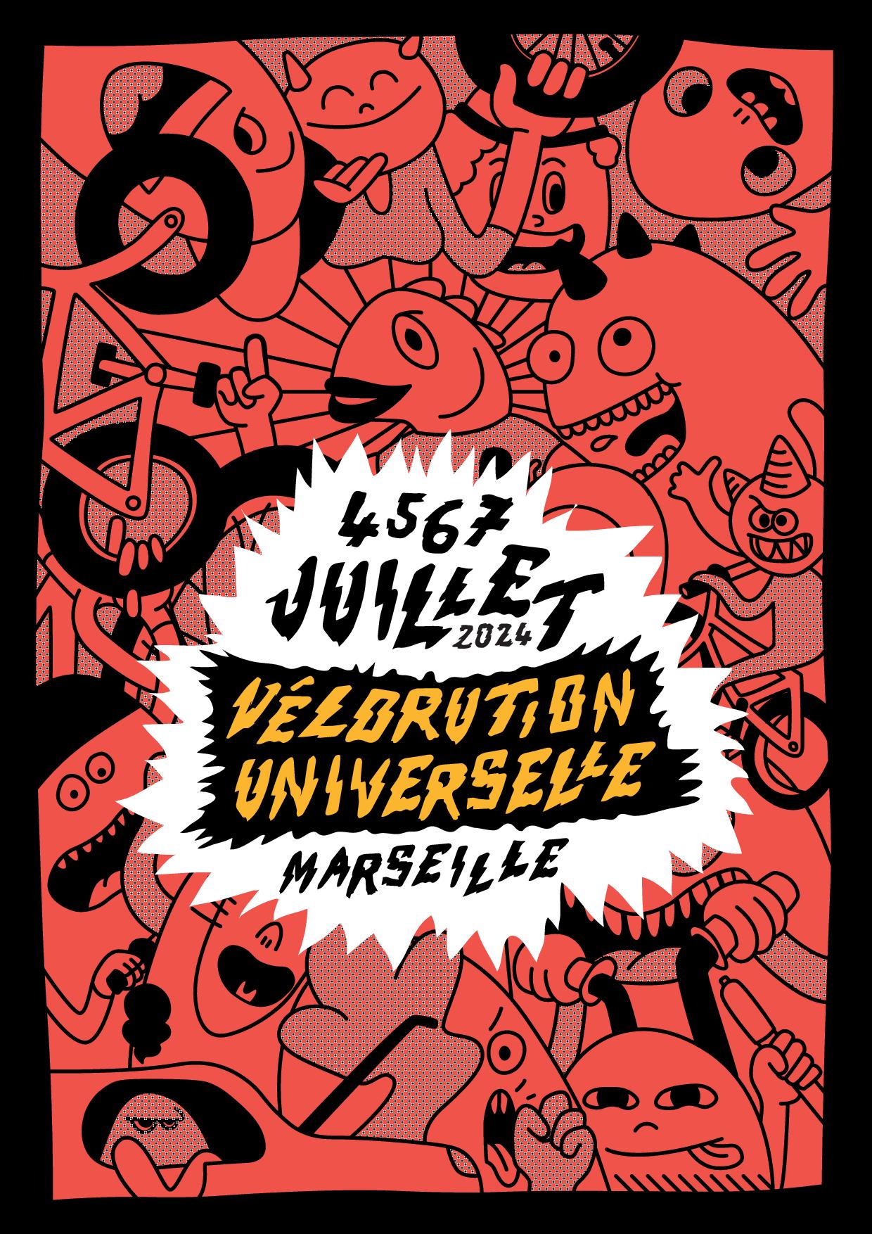 Affiche A4 rouge VU 24