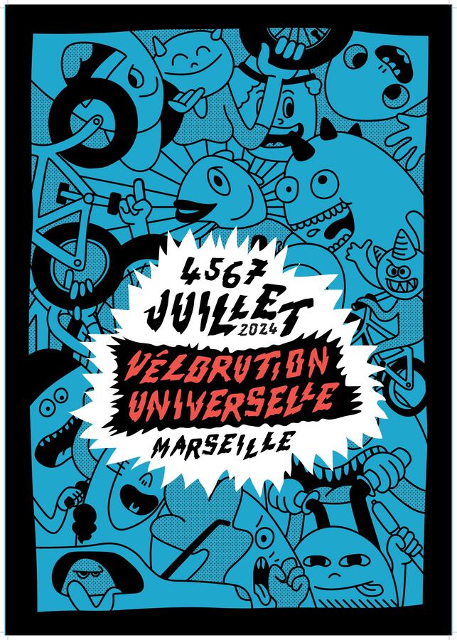 Affiche A2 VU 24 bleue